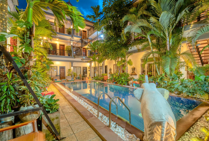 Asanak D'Angkor Boutique Hotel area or setting photo